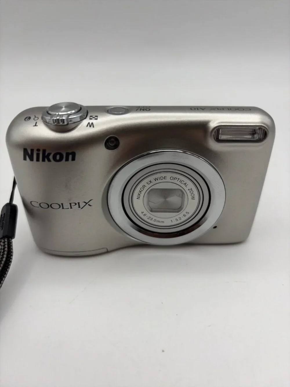 Nikon Coolpix A10 Silver 16.1MP Digital Camera Tested Working